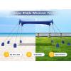image:imageGorich Beach Tent Sun Shelter with 8 Sandbags UPF50 Protection amp Windproof Pop Up Beach Canopy Tent Sun Shade for Family Travel amp Camping Easy Setup Canopy UmbrellaDark Blue