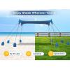 image:imageGorich Beach Tent Sun Shelter with 8 Sandbags UPF50 Protection amp Windproof Pop Up Beach Canopy Tent Sun Shade for Family Travel amp Camping Easy Setup Canopy UmbrellaNavy