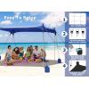 image:imageGorich Beach Tent Sun Shelter with 8 Sandbags UPF50 Protection amp Windproof Pop Up Beach Canopy Tent Sun Shade for Family Travel amp Camping Easy Setup Canopy UmbrellaDark Blue