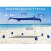 image:imageGorich Beach Tent Sun Shelter with 8 Sandbags UPF50 Protection amp Windproof Pop Up Beach Canopy Tent Sun Shade for Family Travel amp Camping Easy Setup Canopy UmbrellaDark Blue