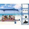 image:imageGorich Beach Tent Sun Shelter with 8 Sandbags UPF50 Protection amp Windproof Pop Up Beach Canopy Tent Sun Shade for Family Travel amp Camping Easy Setup Canopy UmbrellaNavy