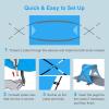 image:imageGorich Beach Tent Sun Shelter with UPF50 UV Protection for 1234567 Person Lightweight amp Portable Beach Shade Canopy with 2 Zippered Doors Easy Setup Family Beach UmbrellaSkyblue