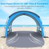 image:imageGorich Beach Tent Sun Shelter with UPF50 UV Protection for 1234567 Person Lightweight amp Portable Beach Shade Canopy with 2 Zippered Doors Easy Setup Family Beach UmbrellaSkyblue