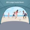 image:imageGorich Beach Tent Sun Shelter with UPF50 UV Protection for 1234567 Person Lightweight amp Portable Beach Shade Canopy with 2 Zippered Doors Easy Setup Family Beach UmbrellaSkyblue