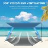 image:imageGorich Beach Tent with Canopy  Easy Setup 345678 Person Portable Sun Shelter UPF 50 UV Protection Sun Shade Lightweight amp Compact Beach Cabana for Family TravelSkyblue