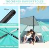 image:imageGorich Beach Tent with Canopy  Easy Setup 345678 Person Portable Sun Shelter UPF 50 UV Protection Sun Shade Lightweight amp Compact Beach Cabana for Family TravelTurquoise