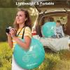 image:imageGorich Easy Pop Up Beach Tent for 34 Person UPF 50 UV Protection Beach Umbrella Sun Shelter Portable Lightweight Shade with Easy Foldable amp Instant SetupTurquoise
