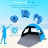 image:imageGorich Easy Pop Up Beach Tent for 34 Person UPF 50 UV Protection Beach Umbrella Sun Shelter Portable Lightweight Shade with Easy Foldable amp Instant SetupDark ShelterSkyblue