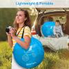 image:imageGorich Easy Pop Up Beach Tent for 34 Person UPF 50 UV Protection Beach Umbrella Sun Shelter Portable Lightweight Shade with Easy Foldable amp Instant SetupDark ShelterSkyblue