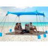 image:imageGorich Beach Tent Sun Shelter with 8 Sandbags UPF50 Protection amp Windproof Pop Up Beach Canopy Tent Sun Shade for Family Travel amp Camping Easy Setup Canopy UmbrellaSkyblue