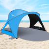image:imageGorich Beach Tent Sun Shelter with UPF50 UV Protection for 1234567 Person Lightweight amp Portable Beach Shade Canopy with 2 Zippered Doors Easy Setup Family Beach UmbrellaDark ShelterSkyblue
