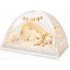 image:imageGorich Twin Bed Tent for Kids Indoor Privacy Toddler Sleeping Canopy with Mesh Window Fits Bunk or Floor Bed Include Star Lights amp Tassels Cozy Playhouse for Boys Girls BirthdayCream