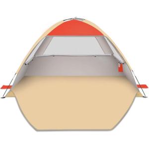 image:imageGorich Beach Tent Sun Shelter for 346810 Person with UPF 50 UV Protection Lightweight amp Easy Setup Beach Shade Canopy Portable Beach Shade Tent Beach CabanaOrange