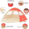 image:imageGorich Beach Tent for 3 People  Beach Tent Poles for Replacement 3 People Orange