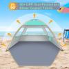 image:imageGorich Beach Tent for 3 People  Beach Tent Poles for Replacement 3 People Turquoise