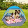 image:imageGorich Beach Tent for 6 People  Beach Tent Poles for Replacement 6 People Sky Blue