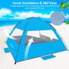 image:imageGorich Beach Tent for 6 People  Beach Tent Poles for Replacement 8 People Sky Blue