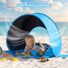 image:imageGorich Pop Up Baby Beach Tent with UPF50 UV Protection Portable Toddler Sun Shelter with Mesh Ventilation Lightweight amp Foldable Play Shade Tent for Beach Park amp BackyardDark ShelterSkyblue