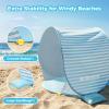 image:imageGorich Pop Up Baby Beach Tent with UPF50 UV Protection Portable Toddler Sun Shelter with Mesh Ventilation Lightweight amp Foldable Play Shade Tent for Beach Park amp BackyardLight Blue