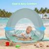 image:imageGorich Pop Up Baby Beach Tent with UPF50 UV Protection Portable Toddler Sun Shelter with Mesh Ventilation Lightweight amp Foldable Play Shade Tent for Beach Park amp BackyardMint Green