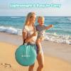 image:imageGorich Pop Up Baby Beach Tent with UPF50 UV Protection Portable Toddler Sun Shelter with Mesh Ventilation Lightweight amp Foldable Play Shade Tent for Beach Park amp BackyardDark ShelterTurquoise