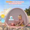 image:imageGorich Pop Up Baby Beach Tent with UPF50 UV Protection Portable Toddler Sun Shelter with Mesh Ventilation Lightweight amp Foldable Play Shade Tent for Beach Park amp BackyardSweet Pink