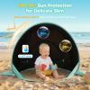image:imageGorich Pop Up Baby Beach Tent with UPF50 UV Protection Portable Toddler Sun Shelter with Mesh Ventilation Lightweight amp Foldable Play Shade Tent for Beach Park amp BackyardDark ShelterTurquoise