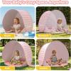 image:imageGorich Pop Up Baby Beach Tent with UPF50 UV Protection Portable Toddler Sun Shelter with Mesh Ventilation Lightweight amp Foldable Play Shade Tent for Beach Park amp BackyardSweet Pink