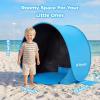 image:imageGorich Pop Up Baby Beach Tent with UPF50 UV Protection Portable Toddler Sun Shelter with Mesh Ventilation Lightweight amp Foldable Play Shade Tent for Beach Park amp BackyardDark ShelterSkyblue