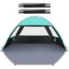 image:imageGorich Beach Tent for 4 People  Beach Tent Poles for Replacement 4 People Turquoise