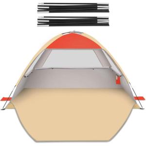 image:imageGorich Beach Tent for 3 People  Beach Tent Poles for Replacement 3 People Orange