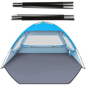 image:imageGorich Beach Tent for 6 People  Beach Tent Poles for Replacement 6 People Sky Blue