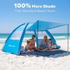 image:imageGorich Beach Tent Sun Shelter with Canopy Easy Setup UPF50 UV Protection Sun Shade for 345678 Person Lightweight amp Compact Beach Umbrella for Family TravelSkyblue