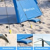 image:imageGorich Beach Tent Sun Shelter with Canopy Easy Setup UPF50 UV Protection Sun Shade for 345678 Person Lightweight amp Compact Beach Umbrella for Family TravelSkyblue