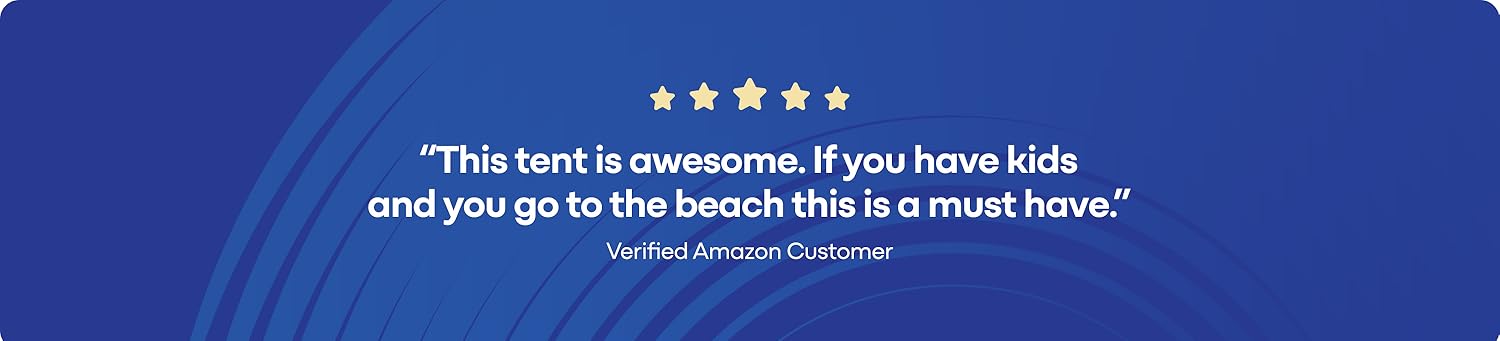 Gorich Official Store | Portable Sun Shelter, Anti-UV Beach Tent for Outdoor